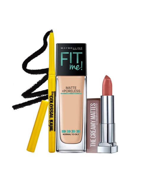

Maybelline Women Set of 3 Beauty Gift Set, Multi