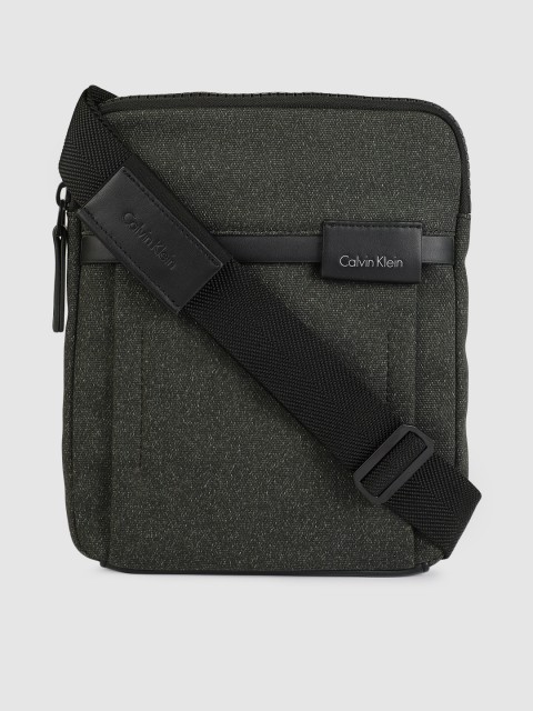 

Calvin Klein Jeans Men Olive Green NEIL Solid Messenger Bag