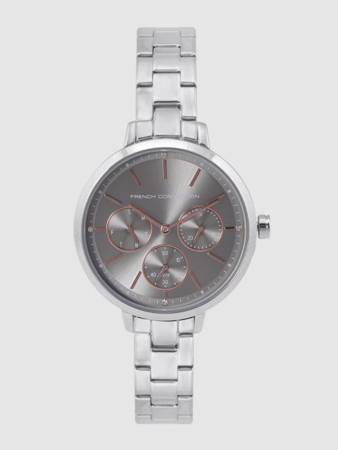

French Connection Women Gunmetal-Toned Analogue Watch FC134SM, Metallic