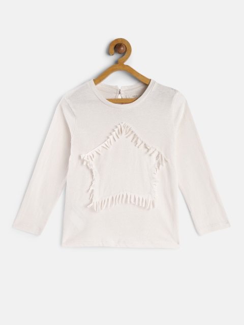 

Mango Kids Girls Light Pink Applique Detail Top, Peach