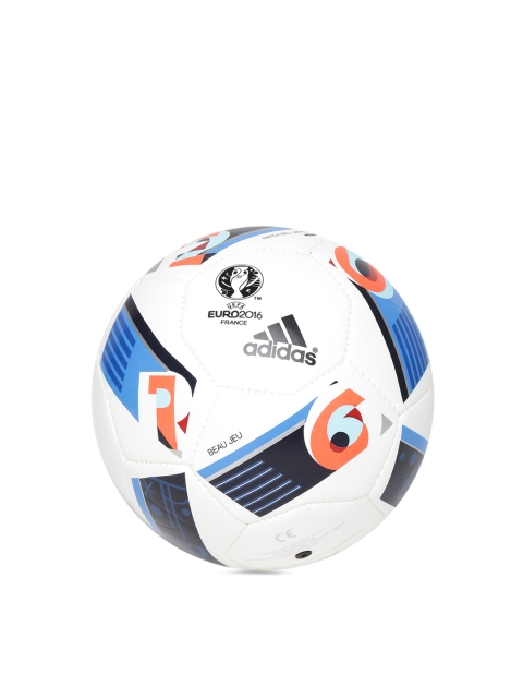 

ADIDAS White EURO16 Training Pro Printed Football