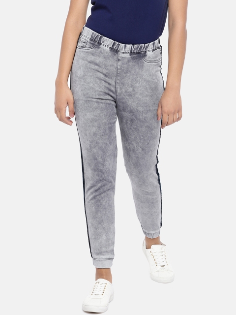 

Globus Women Grey Slim Fit Mid-Rise Clean Look Jeans