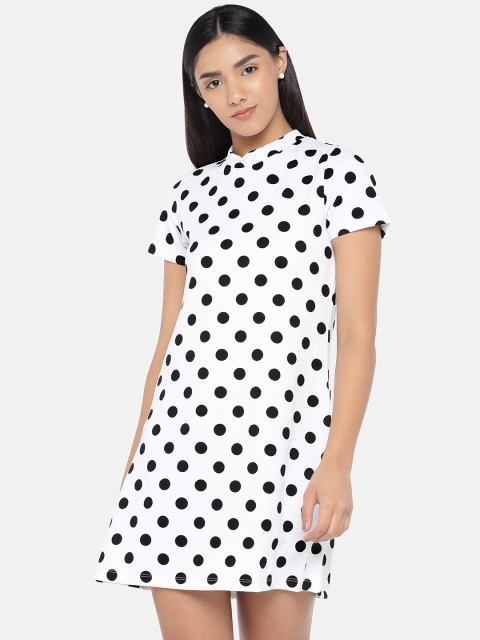 

Globus Women White & Black Printed A-Line Dress