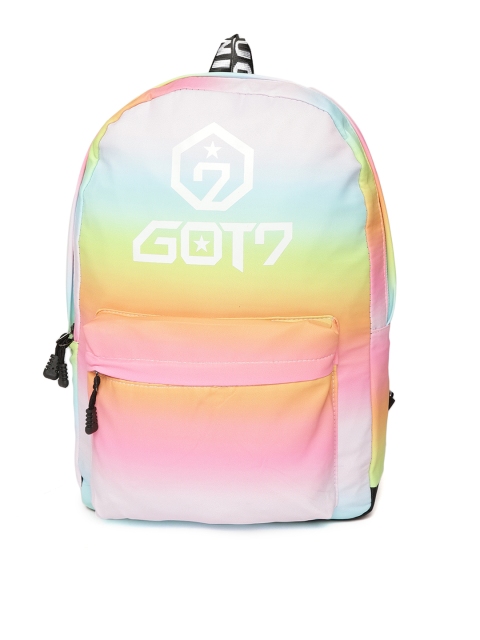 

Kids On Board Kids Pink & Blue Dyed Laptop Backpack