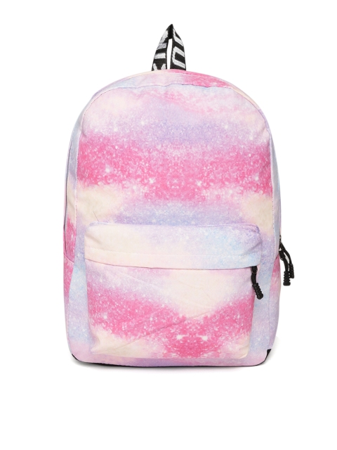 

Kids On Board Kids Pink & Lavender Printed Laptop Backpack