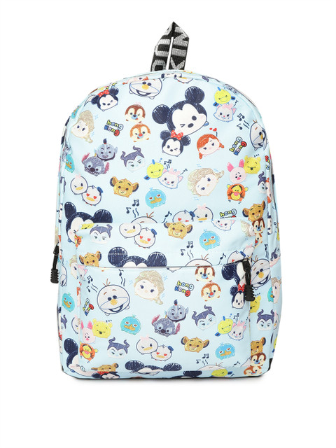 

Kids On Board Girls Blue Graphic Print Laptop Backpack