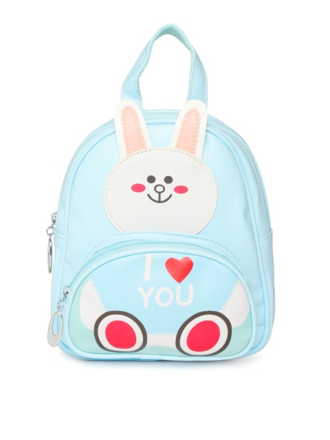 

Kids On Board Blue & White Graphic Print & Applique Backpack