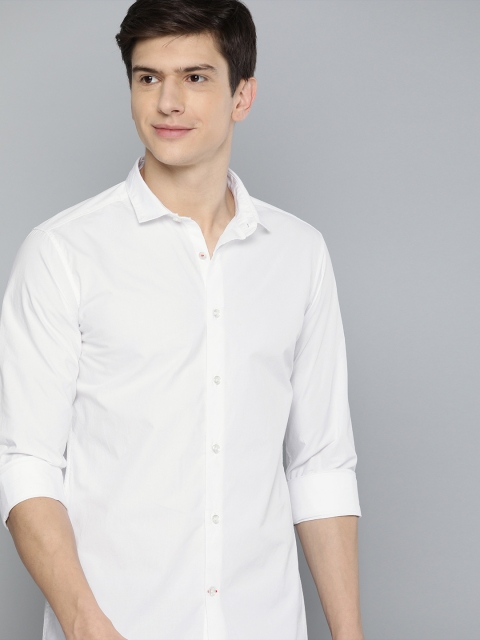 

Mast & Harbour Men White Regular Fit Solid Casual Shirt
