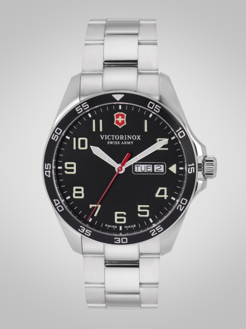 

Victorinox Men Black Swiss Made Analogue Watch 241849