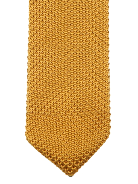 

Marks & Spencer Mustard Yellow Woven Design Broad Tie