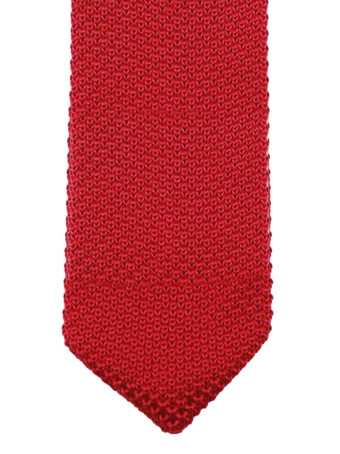 

Marks & Spencer Red Woven Design Broad Tie