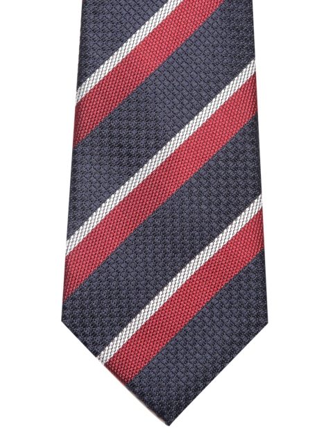 

Marks & Spencer Navy Blue & Red Striped Broad Tie