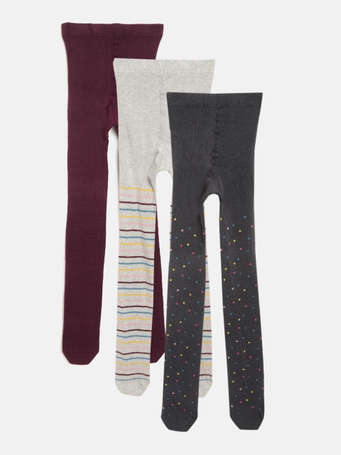 

Marks & Spencer Girls Pack of 3 Stockings, Grey