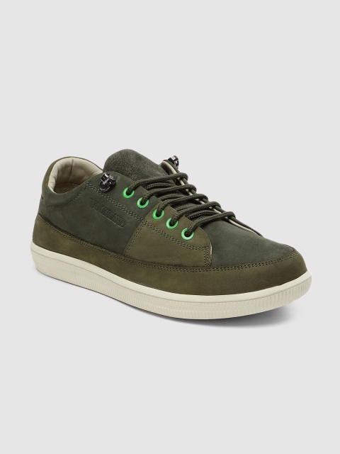 

Woodland Men Olive Green Sneakers