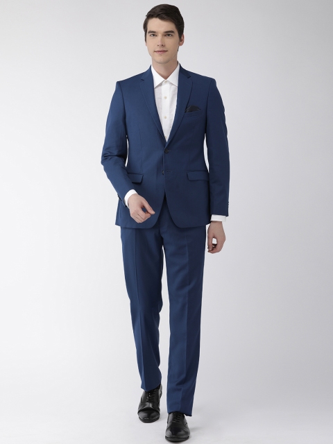 

Raymond Men Navy Blue Solid Contemporary Fit Single-Breasted Formal Suit