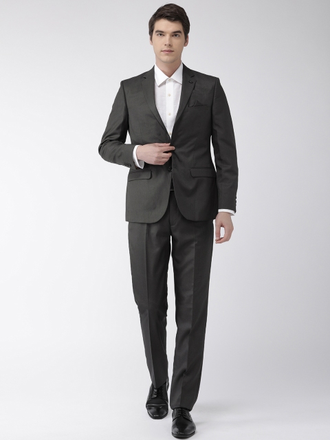 

Raymond Men Charcoal Grey Solid Single-Breasted Contemporary Fit Formal Suit