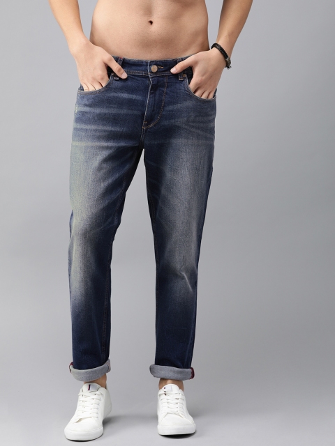 

The Roadster Lifestyle Co Men Blue Slim Fit Mid-Rise Clean Look Stretchable Jeans