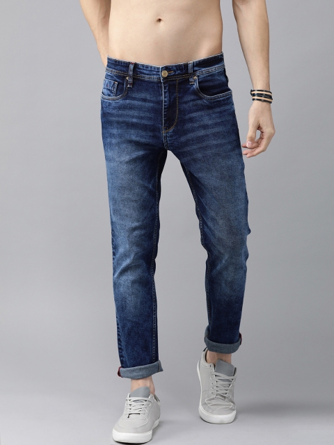 

The Roadster Lifestyle Co Men Blue Slim Fit Mid-Rise Clean Look Stretchable Jeans