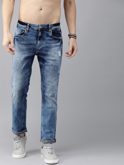 

Roadster Men Blue Slim Fit Mid-Rise Mildly Distressed Stretchable Jeans