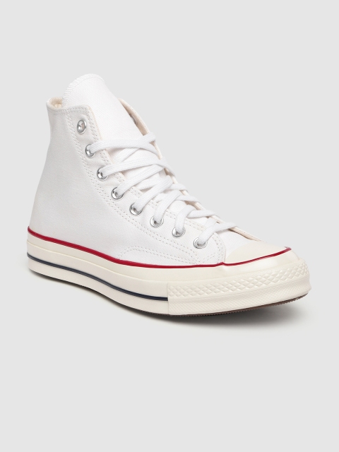 

Converse Men White High-Top Sneakers