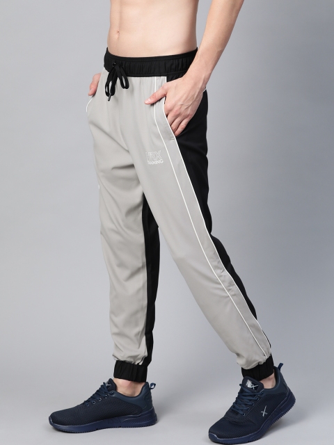 

HRX by Hrithik Roshan Men Wet Weather Slim Fit Rapid-Dry Antimicrobial Training Joggers, Grey