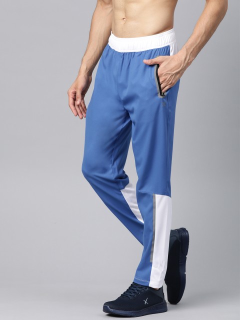 

HRX by Hrithik Roshan Men Turkish Sea Slim Fit Rapid-Dry Antimicrobial Running Track Pants, Blue
