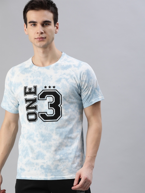 

Hrx By Hrithik Roshan Men Crystal Blue / White Tie & Dye Lifestyle Tshirt