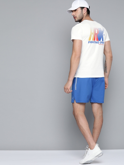 

HRX by Hrithik Roshan Men White Printed Back Lifestyle Tshirt