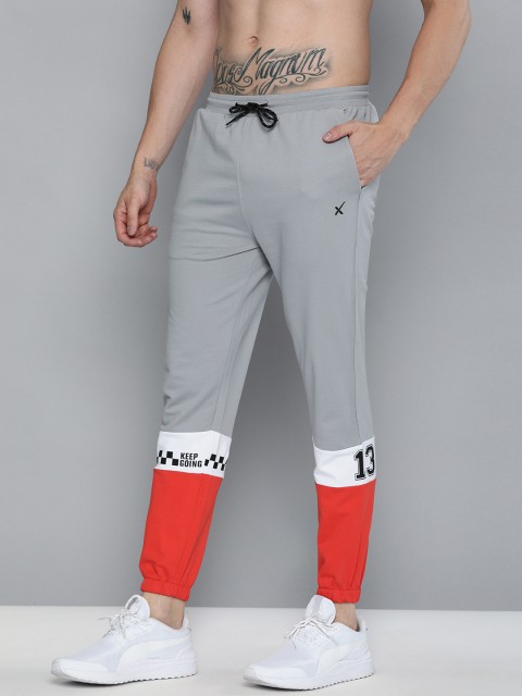 

HRX by Hrithik Roshan Men Grey Melange Ankle length Slim Fit Lycra Lifestyle Joggers