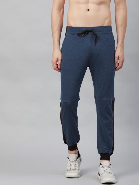 

HRX by Hrithik Roshan Men Navy Blue Solid Rapid Dry Antimicrobial Training Joggers