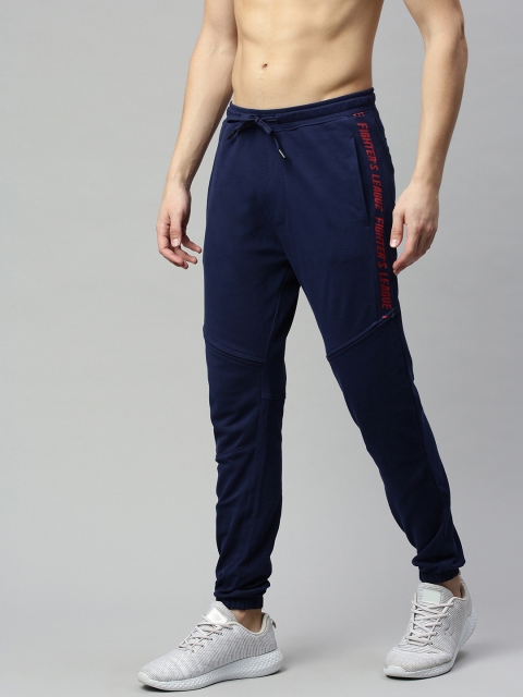 

HRX by Hrithik Roshan Men Navy Blue Solid Lifestyle Track Pants