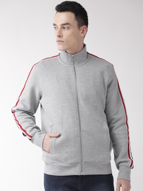 

Marks & Spencer Men Grey Melange Solid Sweatshirt
