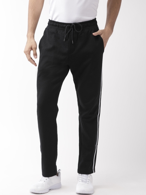 

Marks & Spencer Men Black Solid Track Pants