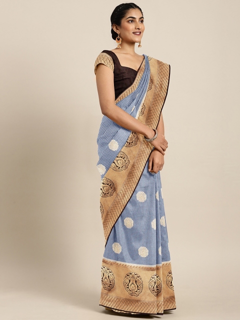 

The Chennai Silks Grey Silk Blend Woven Design Patola Saree