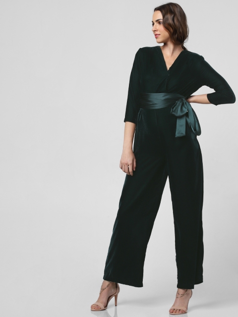 

Vero Moda Women Olive Green Solid Basic Jumpsuit