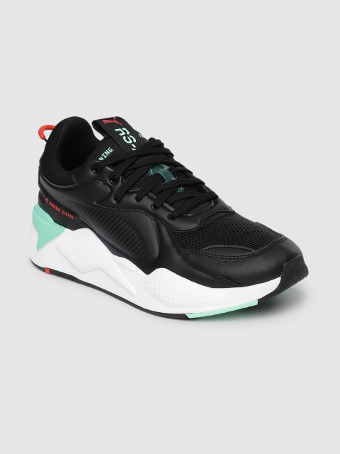 

Puma Unisex Black RS-X MASTER Leather Sneakers