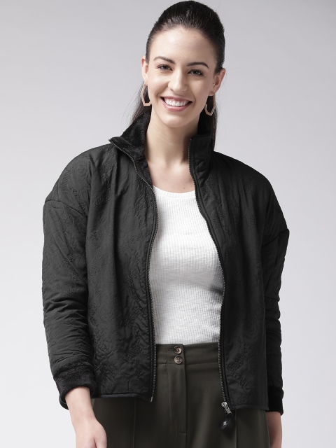 

SCOUP Women Black Embroidered Tailored Jacket