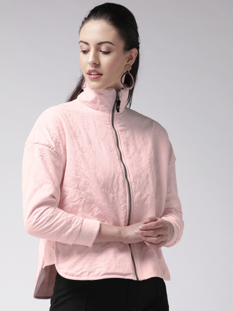 

SCOUP Women Pink Embroidered Tailored Jacket