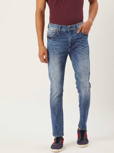 

United Colors of Benetton Men Blue Slim Fit Low-Crotch Clean Look Stretchable Jeans