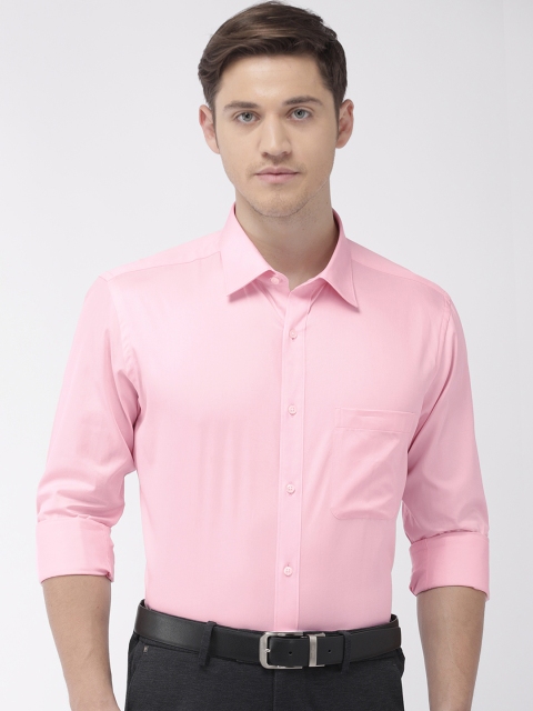 

Raymond Men Pink Slim Fit Solid Formal Shirt