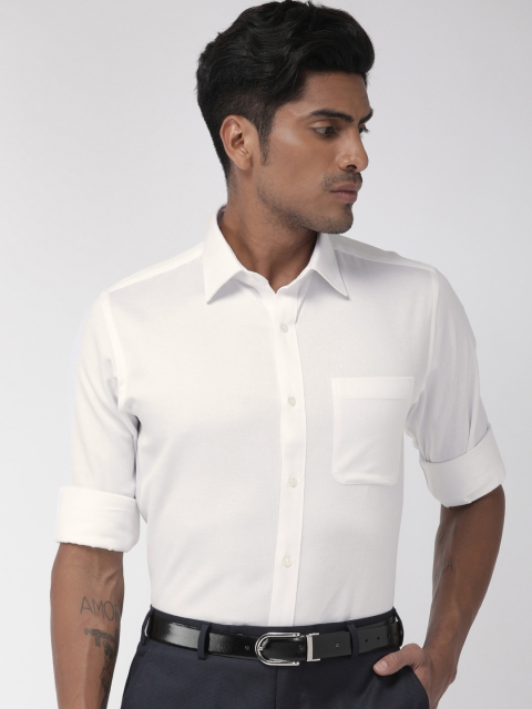 

Raymond Men White Slim Fit Solid Formal Shirt