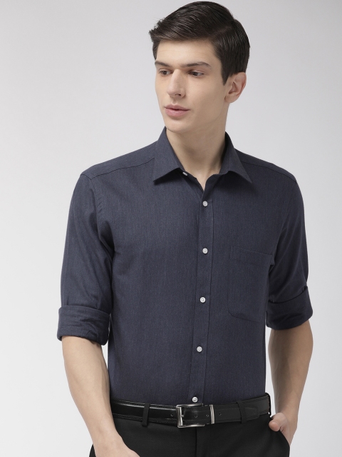 

Raymond Men Navy Blue Slim Fit Solid Formal Shirt