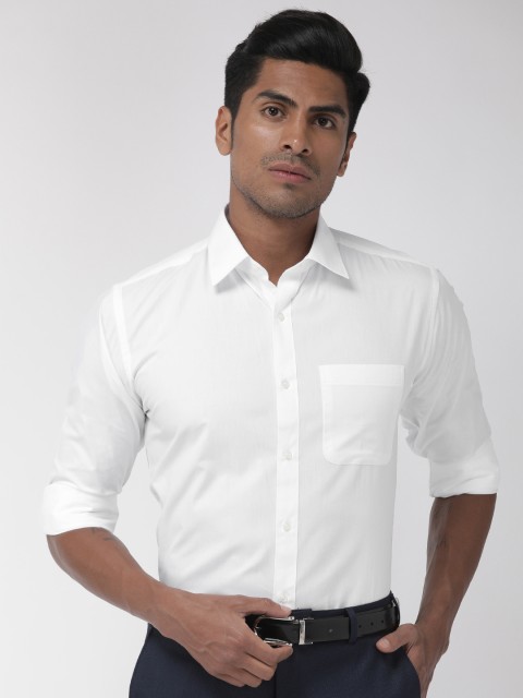 

Raymond Men White Slim Fit Solid Formal Shirt