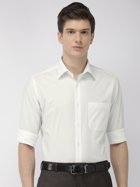 

Raymond Men White Slim Fit Solid Formal Shirt