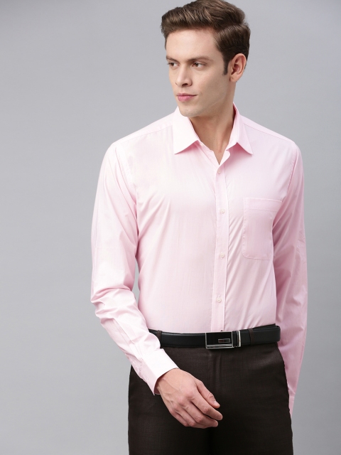 

Raymond Men Pink Slim Fit Solid Formal Shirt