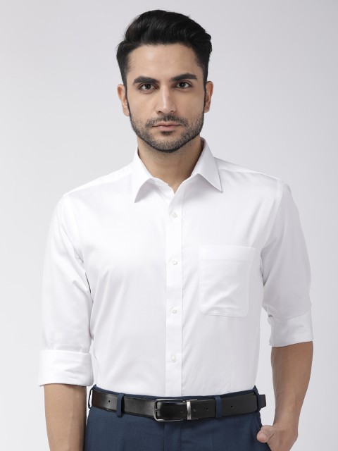 

Raymond Men White Slim Fit Solid Formal Shirt