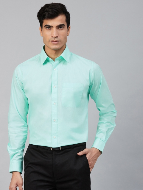 

Raymond Men Sea Green Slim Fit Solid Formal Shirt