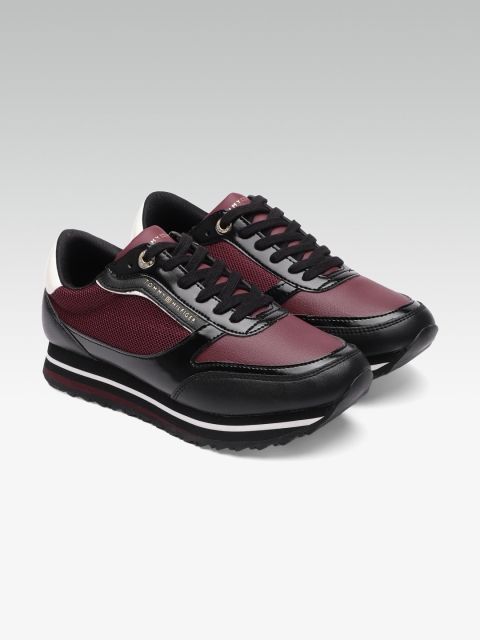 

Tommy Hilfiger Women Burgundy Sneakers