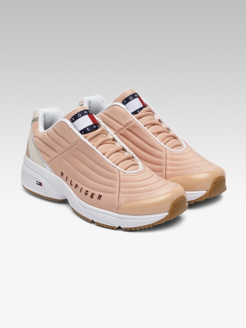 

Tommy Hilfiger Women Peach-Coloured Sneakers