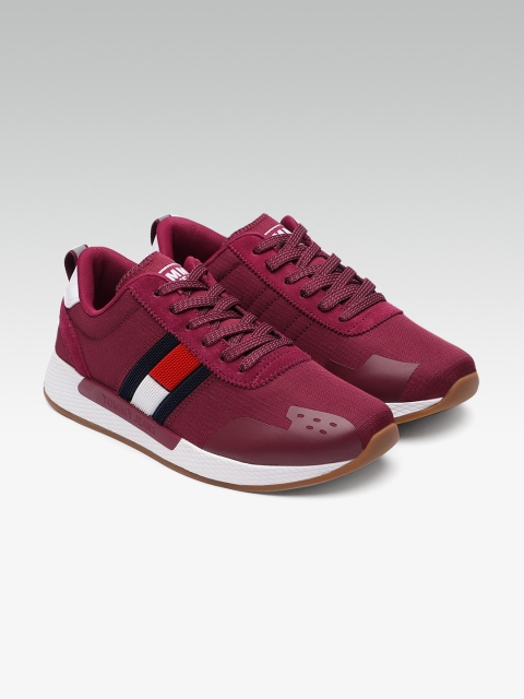 

Tommy Hilfiger Women Maroon Sneakers